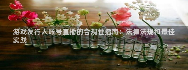 新宝gg一创造奇迹登陆新：游戏发行人账号直播的合规性指南：法律法规和最佳
实践