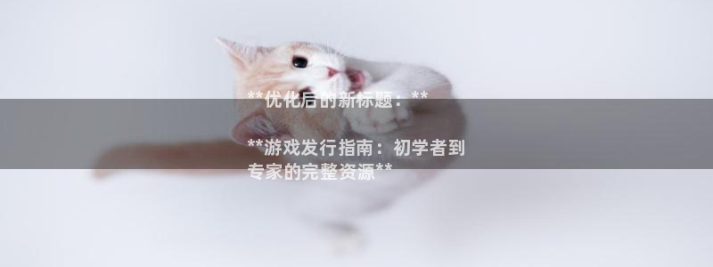 新宝gg平台注册地址：**优化后的新标题：**

**游戏发行指南：初学者到
专家的完整资源**